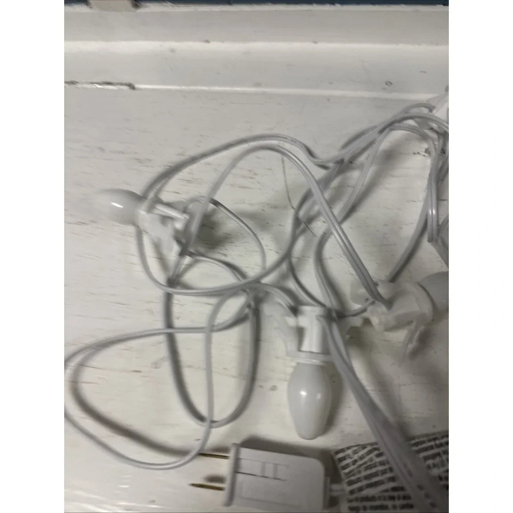 4‎ SOCKET LIGHT CORD SET FOR DEPT 56 LEMAX CHRISTMAS VILLAGE BUILDINGS Lot Of 2